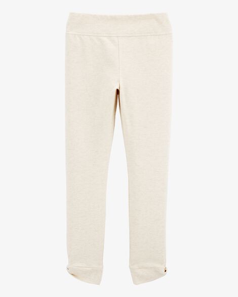  Product image 2 of Kid High-Rise Twisted-Hem Pants - Cream