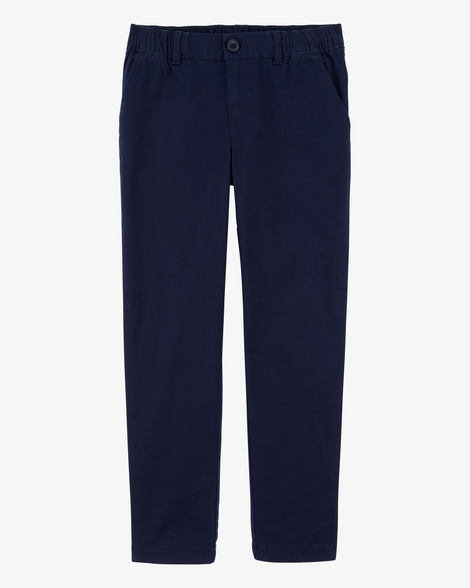Kid Stretch Chino Uniform Pants - Navy