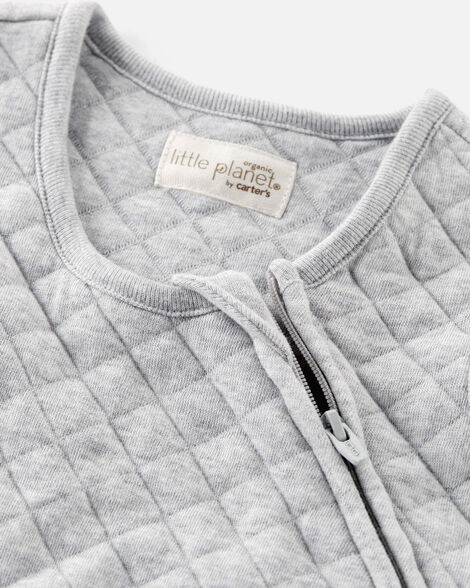 Product image 3 of Baby Doubleknit Zip Wearable Blanket Made with Organic Cotton