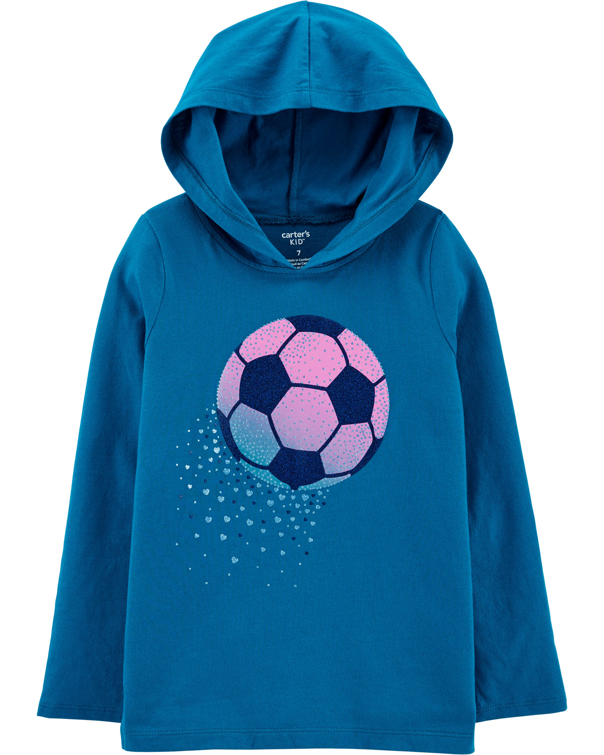  *CLEARANCE* Hooded Soccer Jersey Tee 