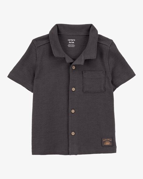 Product image 1 of Toddler Textured Button-Down Jacquard Shirt