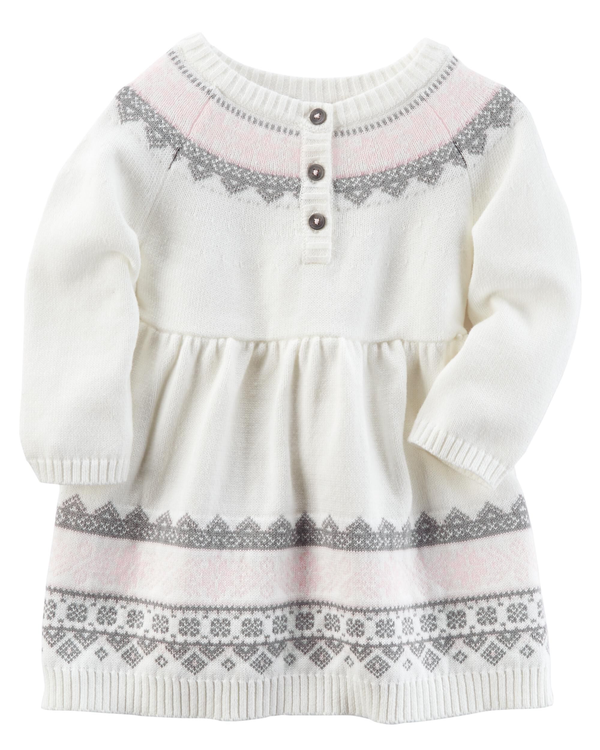 carters sweater dress