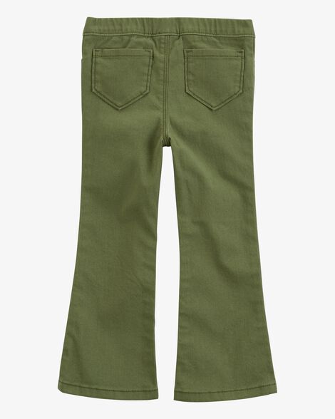  Product image 2 of Toddler Flare Pull-On Twill Pants