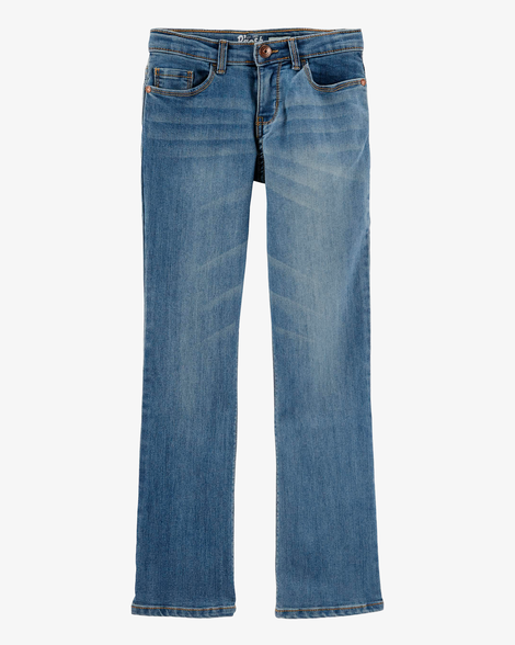 Girls Medium Wash Plus-Fit Bootcut Jeans