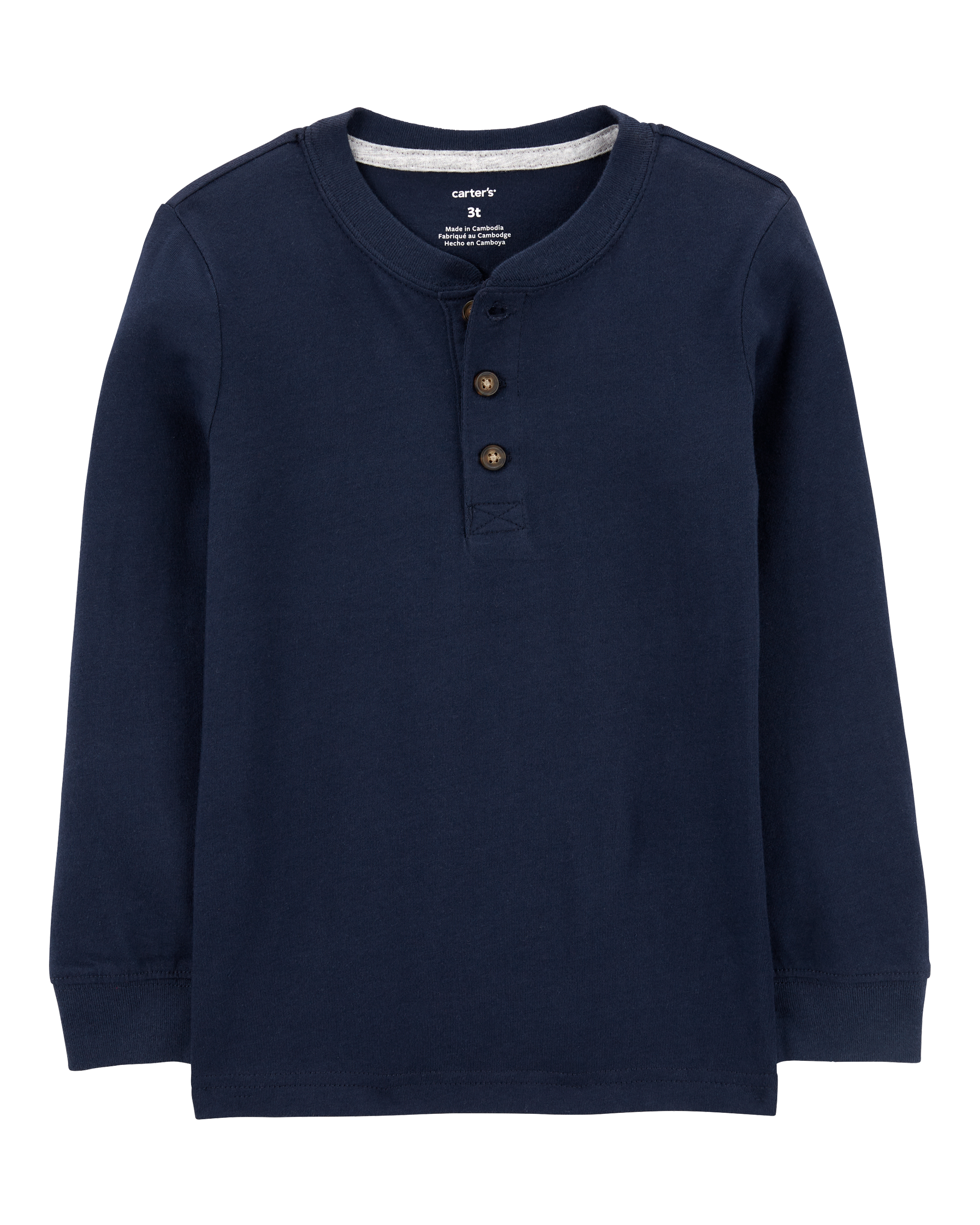 Baby Long-Sleeve Henley Tee