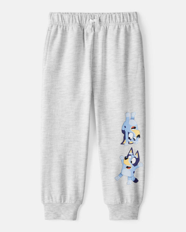 Product image 1 of Toddler Boy Bluey French Terry Drawstring Joggers - Grey