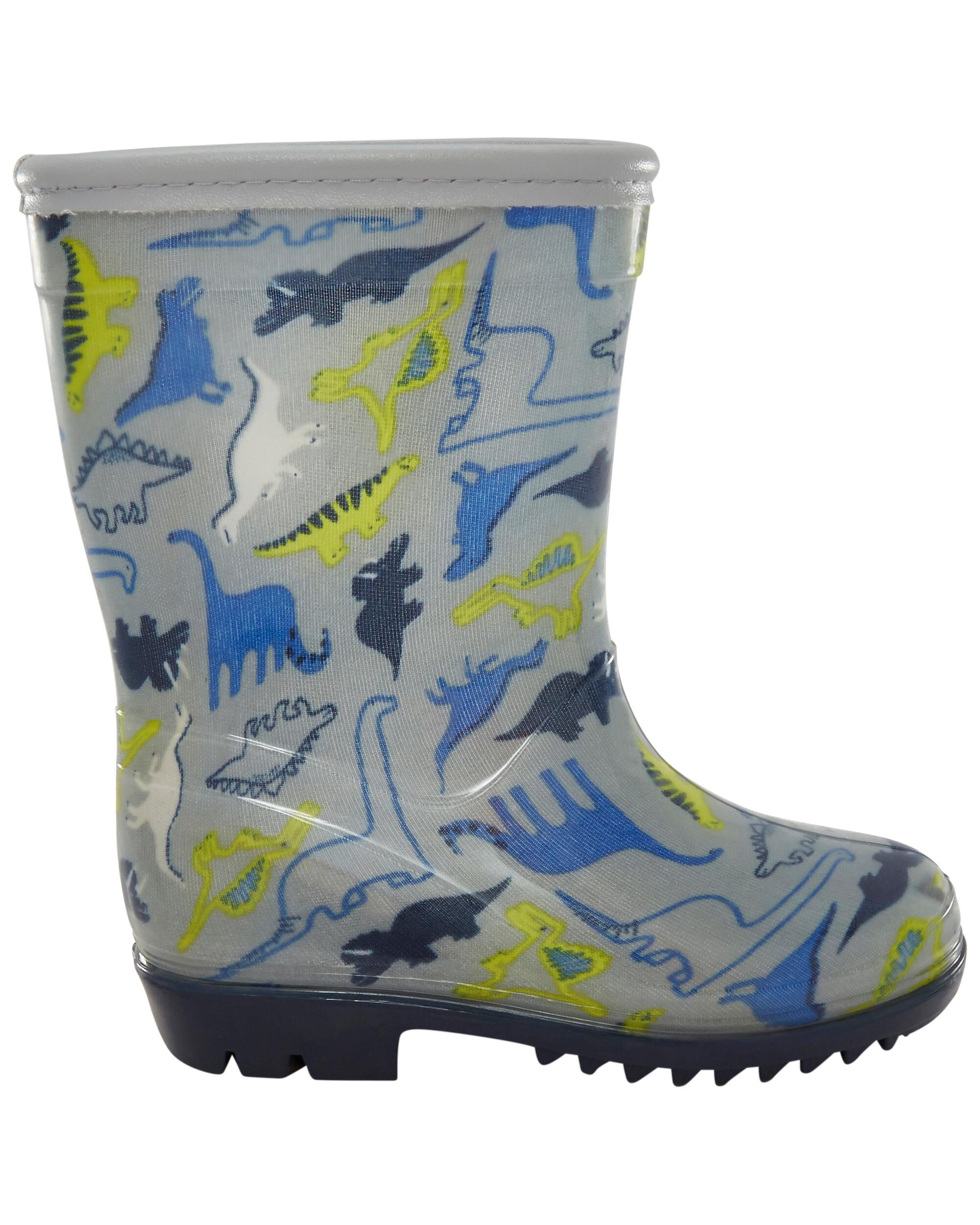 Dinosaur rain boots for kids new arrivals
