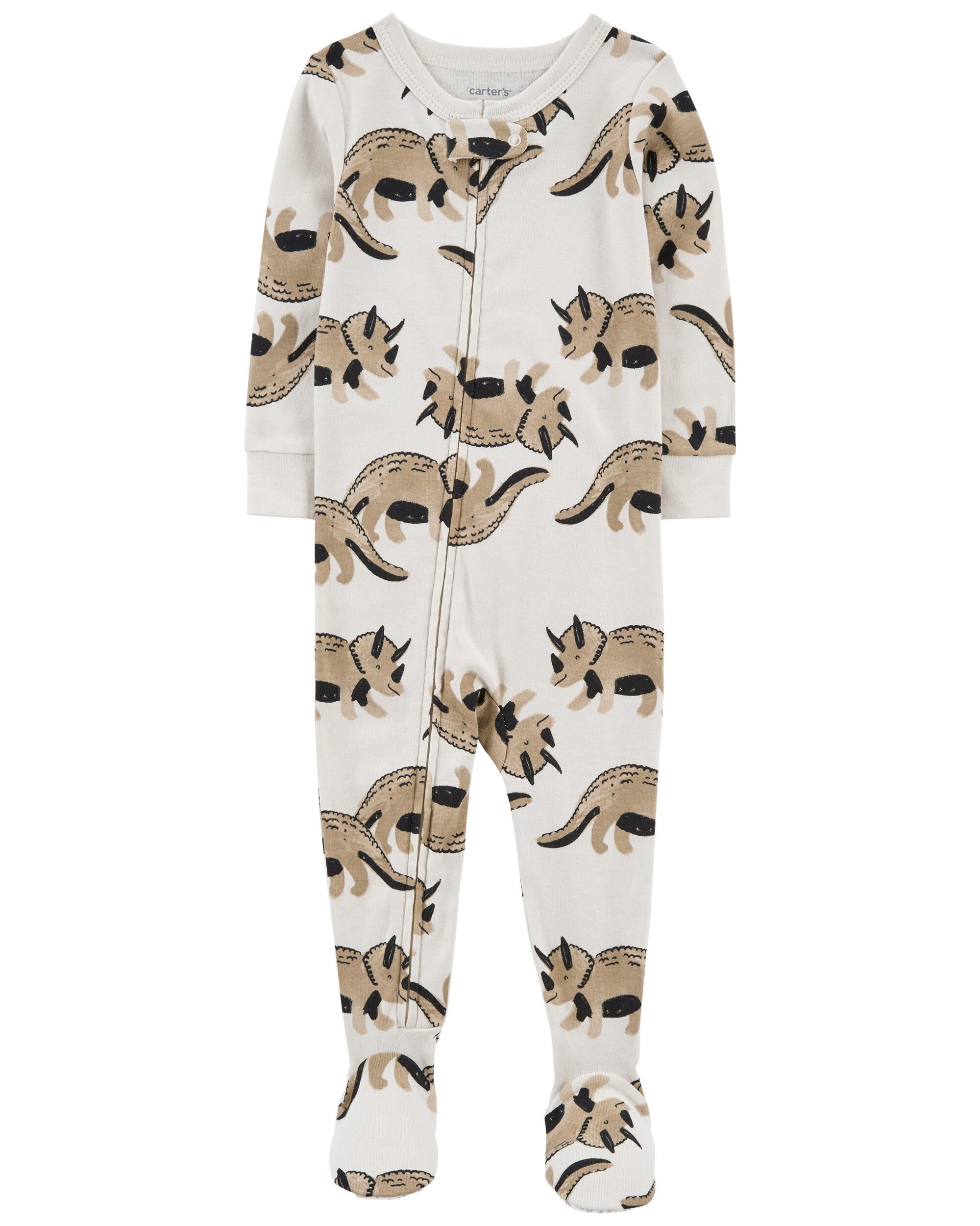 Carters Baby Boys 2T-5T One Piece Dinosaur Snug Fit Cotton Pajamas 