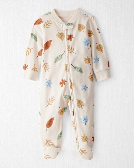Baby Organic Cotton Coat Style Pajamas
