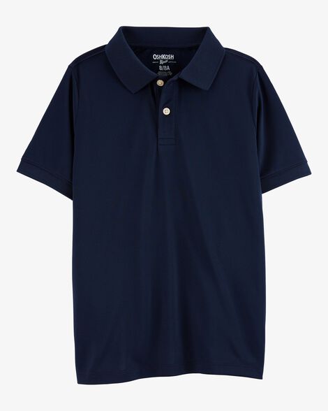  Product image 1 of Boys Piqué Polo Shirt - Navy