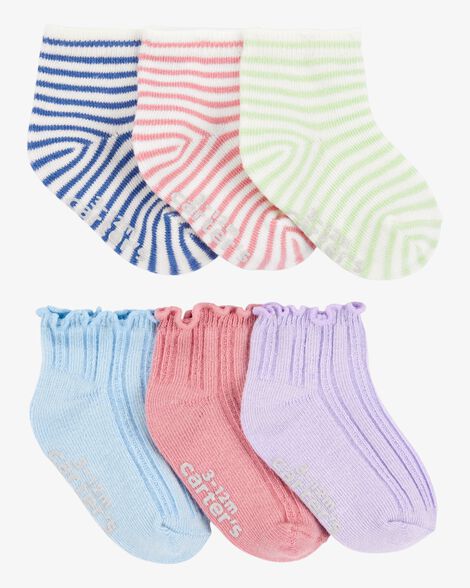  Product image 1 of Baby 6-Pack Ankle Socks