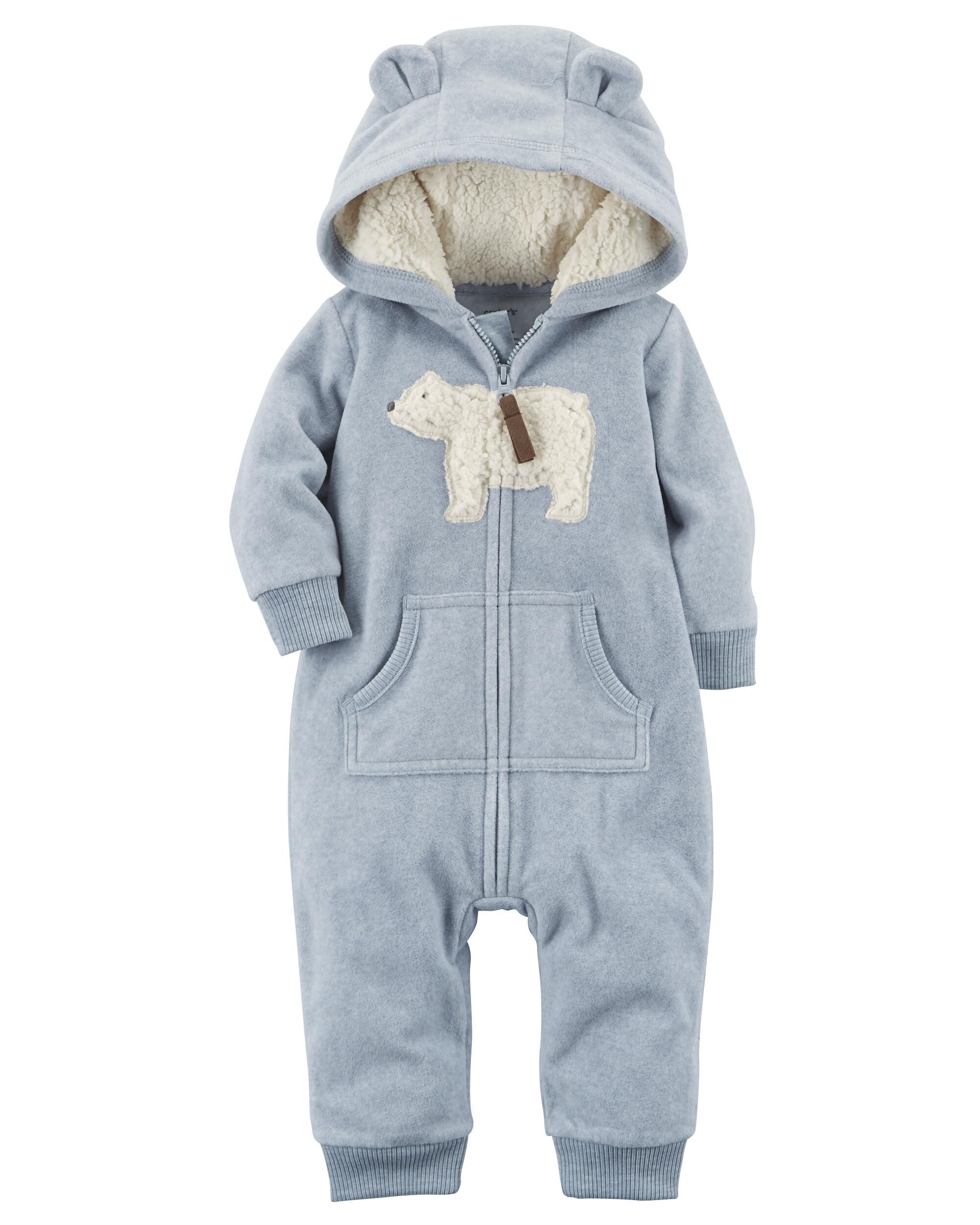 carters fleece suit