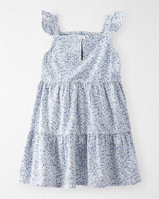 Product image 2 of Toddler Organic Cotton Dress in Meadow Bloom Print