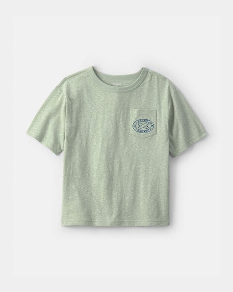 Boys 'Go Your Own Way' Surf Graphic Tee - Green