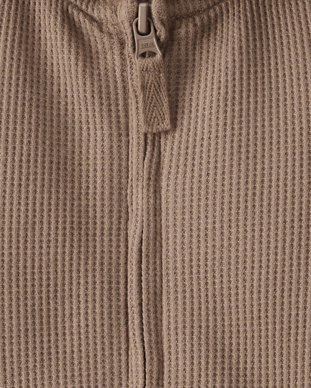 Product image 2 of Baby Boy Bear Long-Sleeve Jumpsuit - Brown