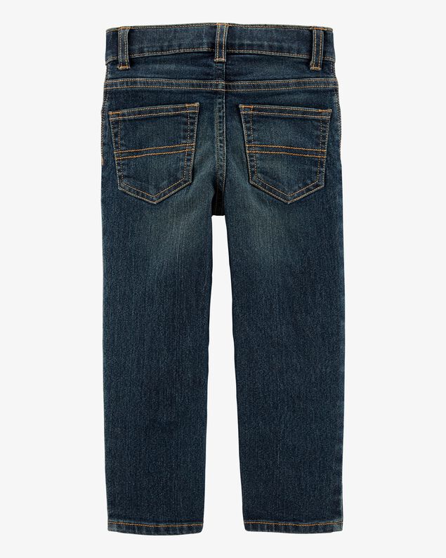 Product image 2 of Toddler Faded Dark Wash Straight-Leg Jeans