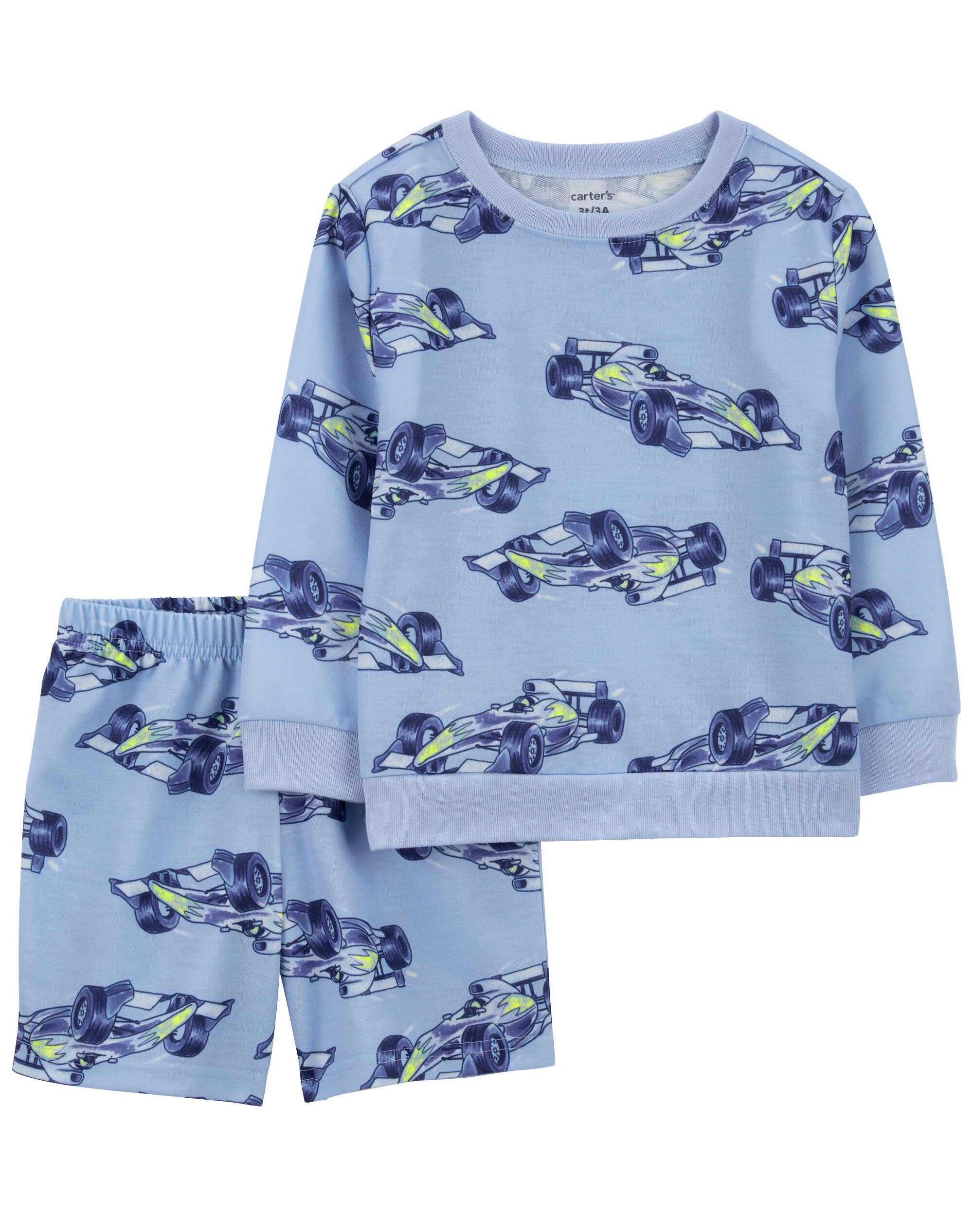 Toddler 2 Piece Racing Fleece Pajama Set Carter s Carter s