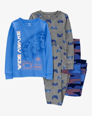 Product image 1 of Kid 4-Piece Gamer Pajamas