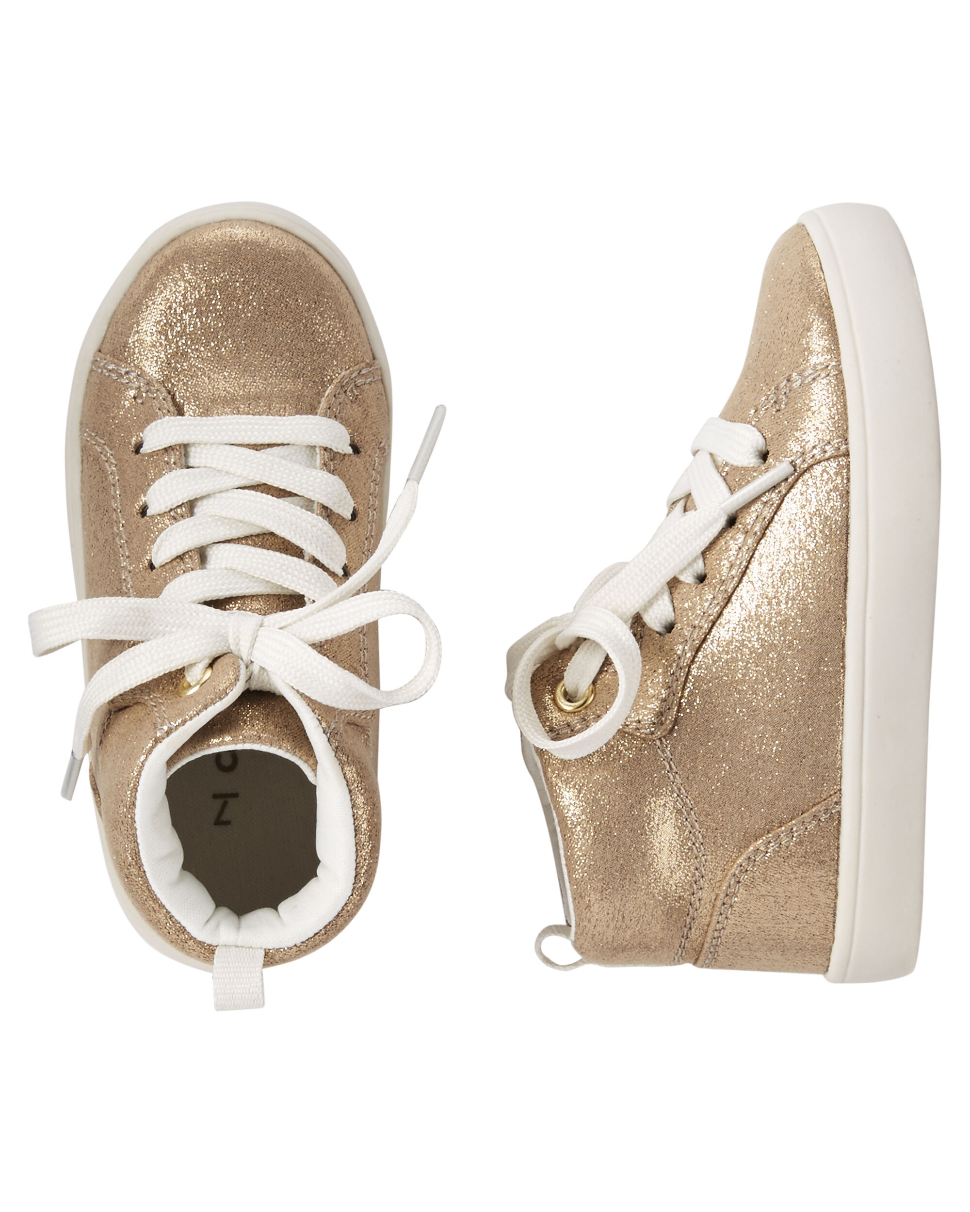 carters gold shoes