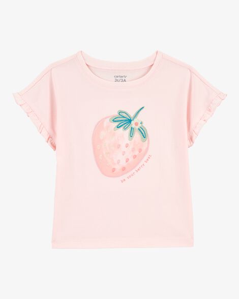  Product image 1 of Toddler Short-Sleeve Strawberry Fashion Top