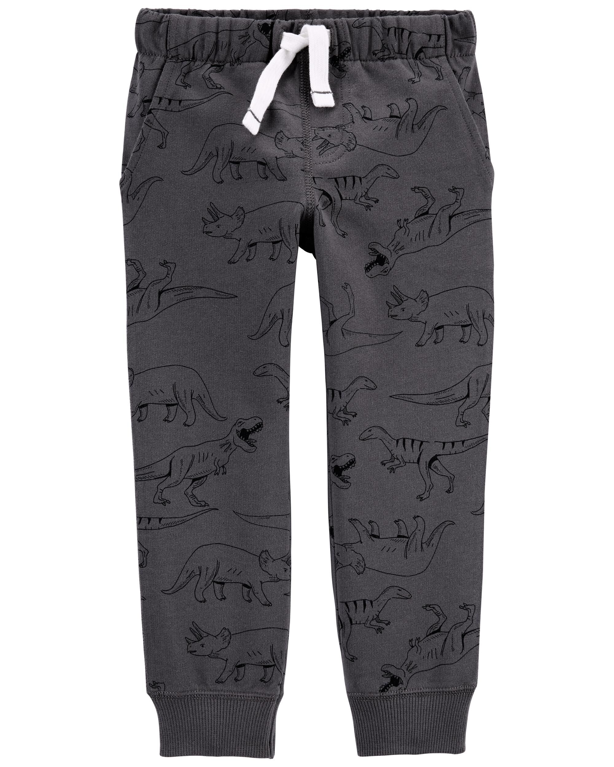 6-9 Meses Light Heather Simple Joys by Carters 2-Pack Athletic Knit Jogger Pants Infant-and-Toddler Dark Gray