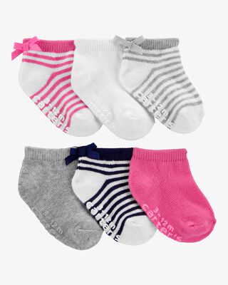 Product image 1 of Toddler 6-Pack No-Show Socks