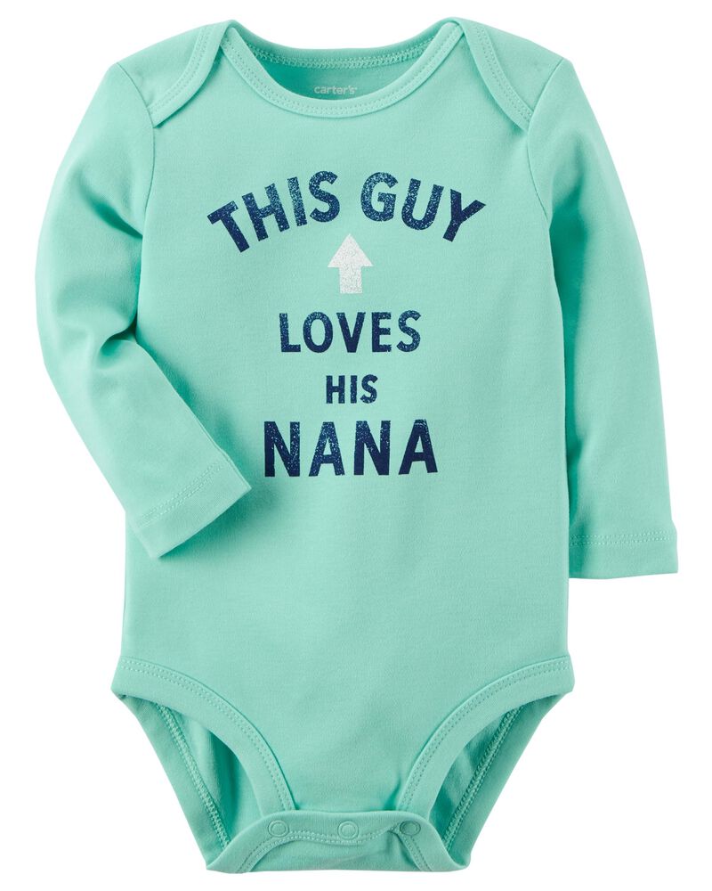 This Guy Loves Nana Collectible Bodysuit Carters Com