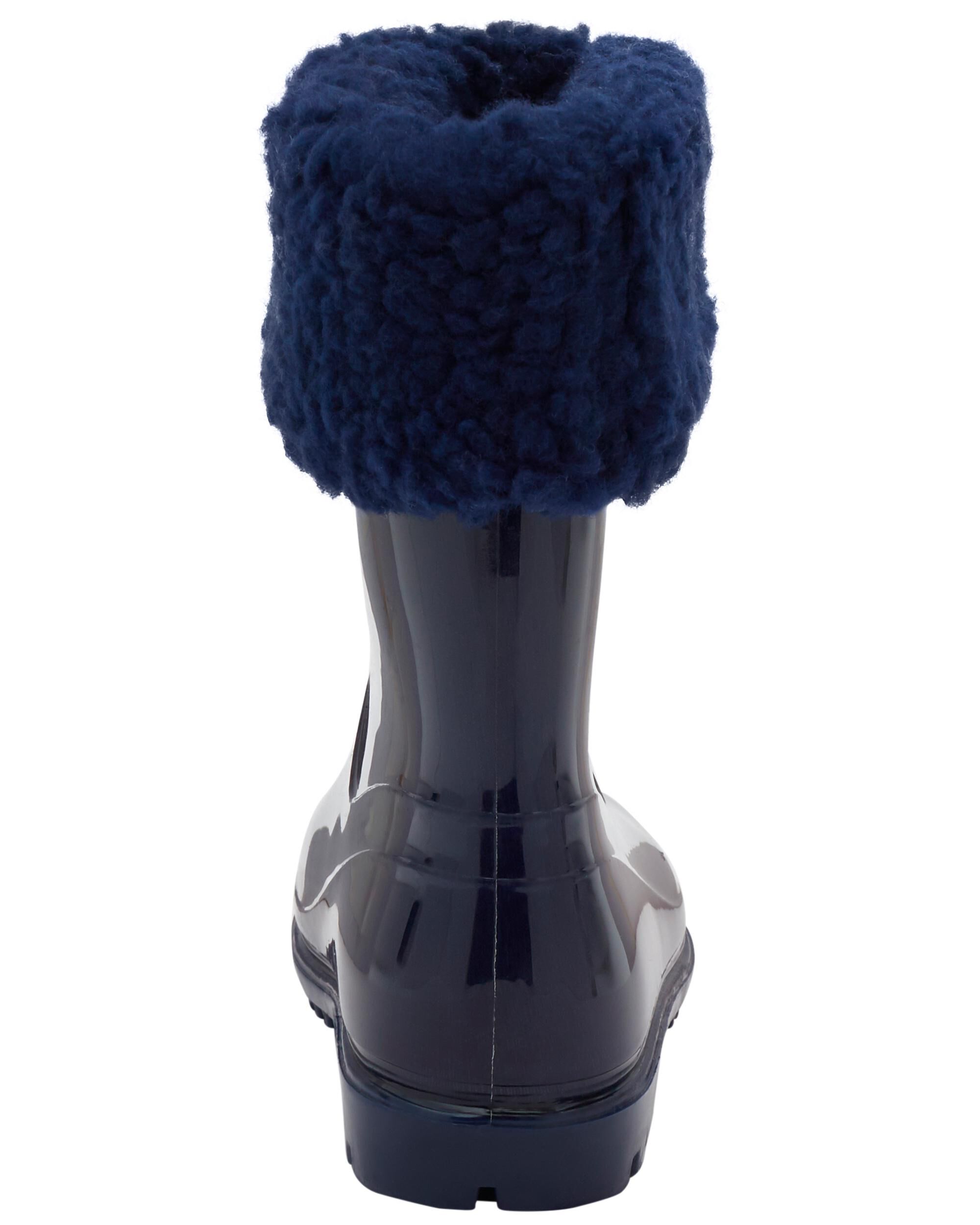 Toddler Faux Fur Lined Rain Boots Carter s Carter s
