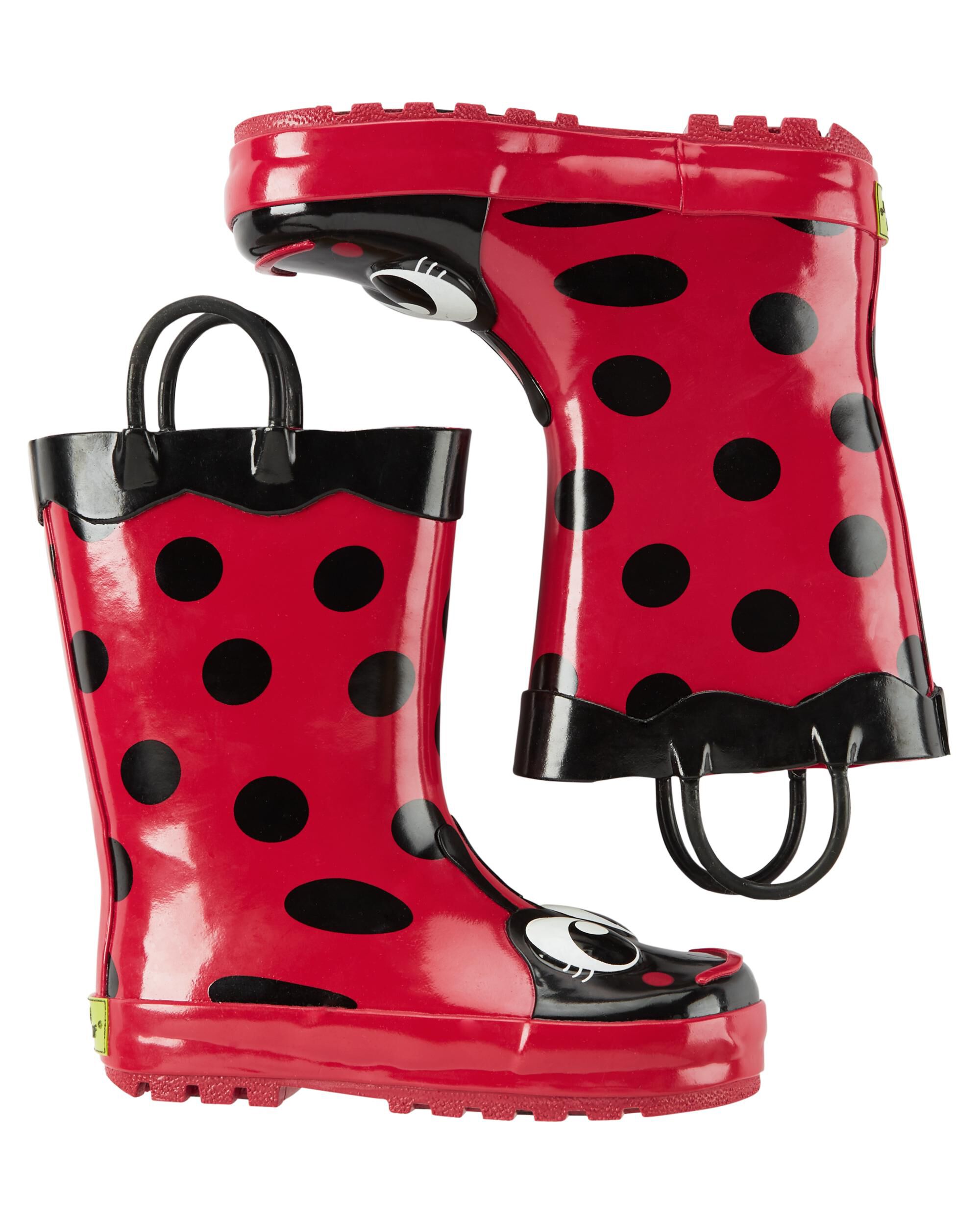 ladybug rain boots for kids