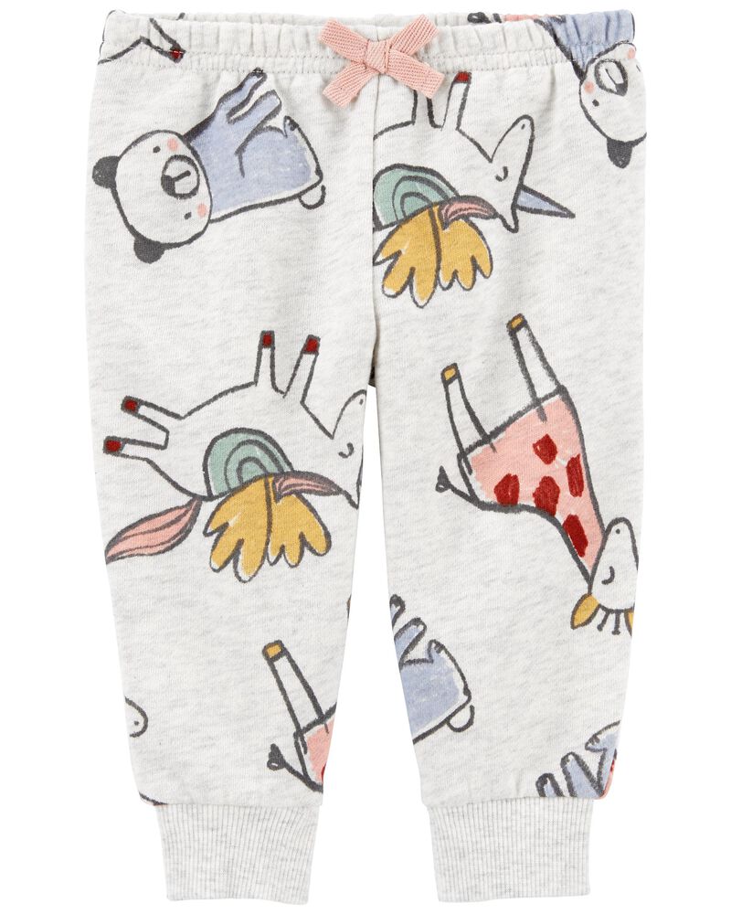 Baby Grey Pull-On Pants | carters.com