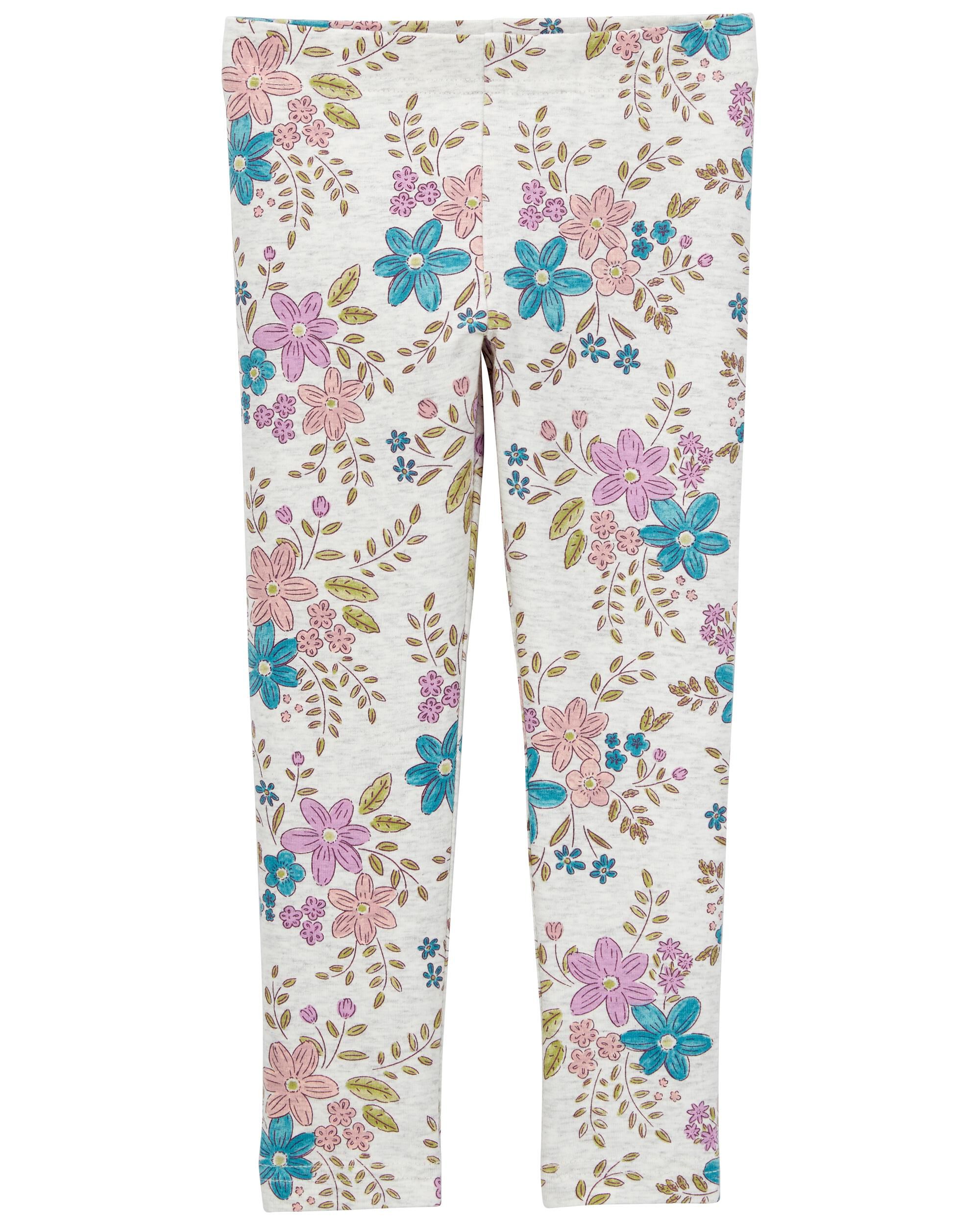 Toddler Floral Stretch Leggings Floral