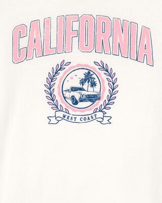 Product image 2 of Kid California Short-Sleeve Graphic Tee - White
