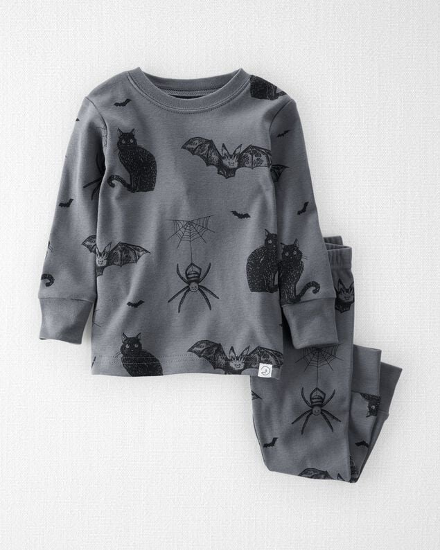 Product image 1 of Baby Organic Cotton Pajamas in Spooky Creatures Print