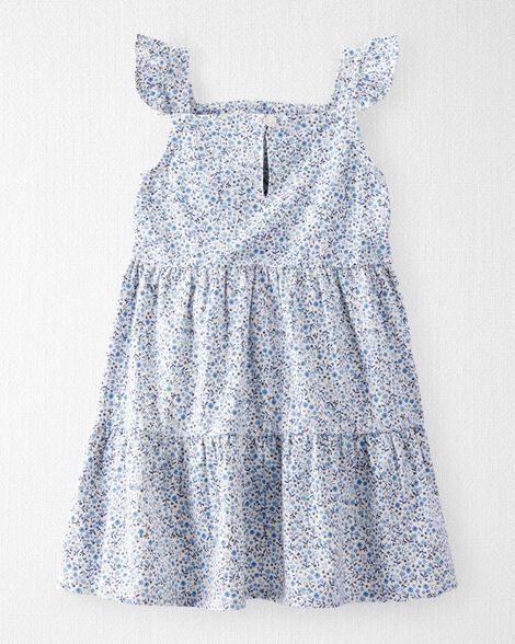  Product image 2 of Toddler Organic Cotton Dress in Meadow Bloom Print