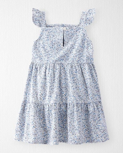 Product image 2 of Toddler Organic Cotton Dress in Meadow Bloom Print