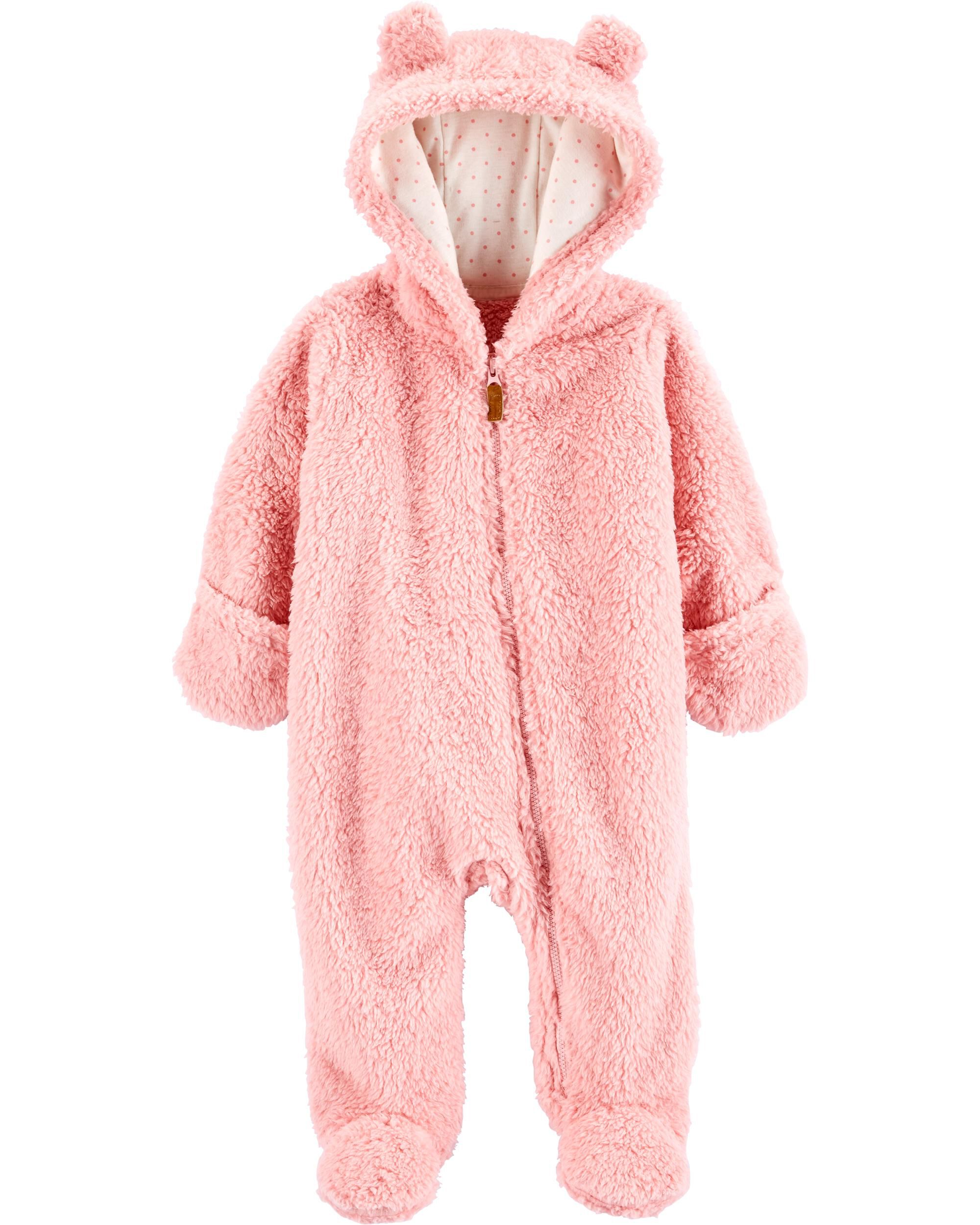 baby girl bunting suit