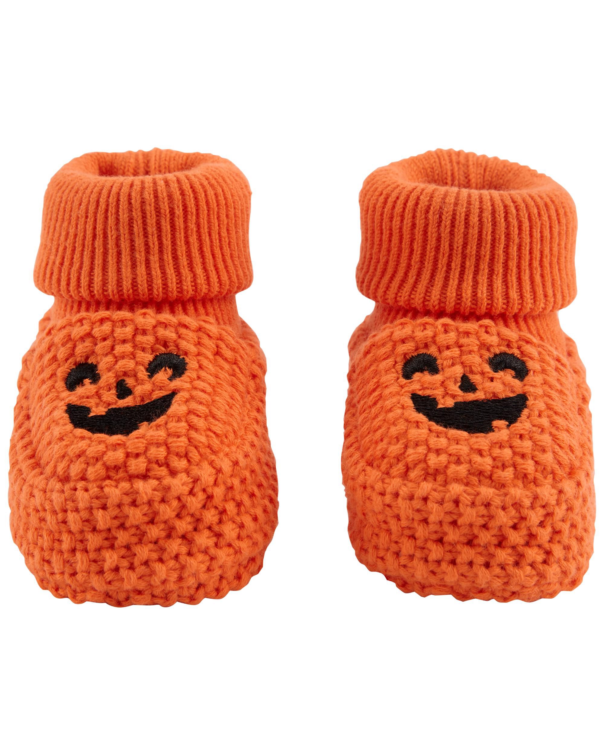 Baby pumpkin booties Clearance