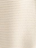 Cream - Toddler Organic Signature Stitch Cardigan in Cream, Selected