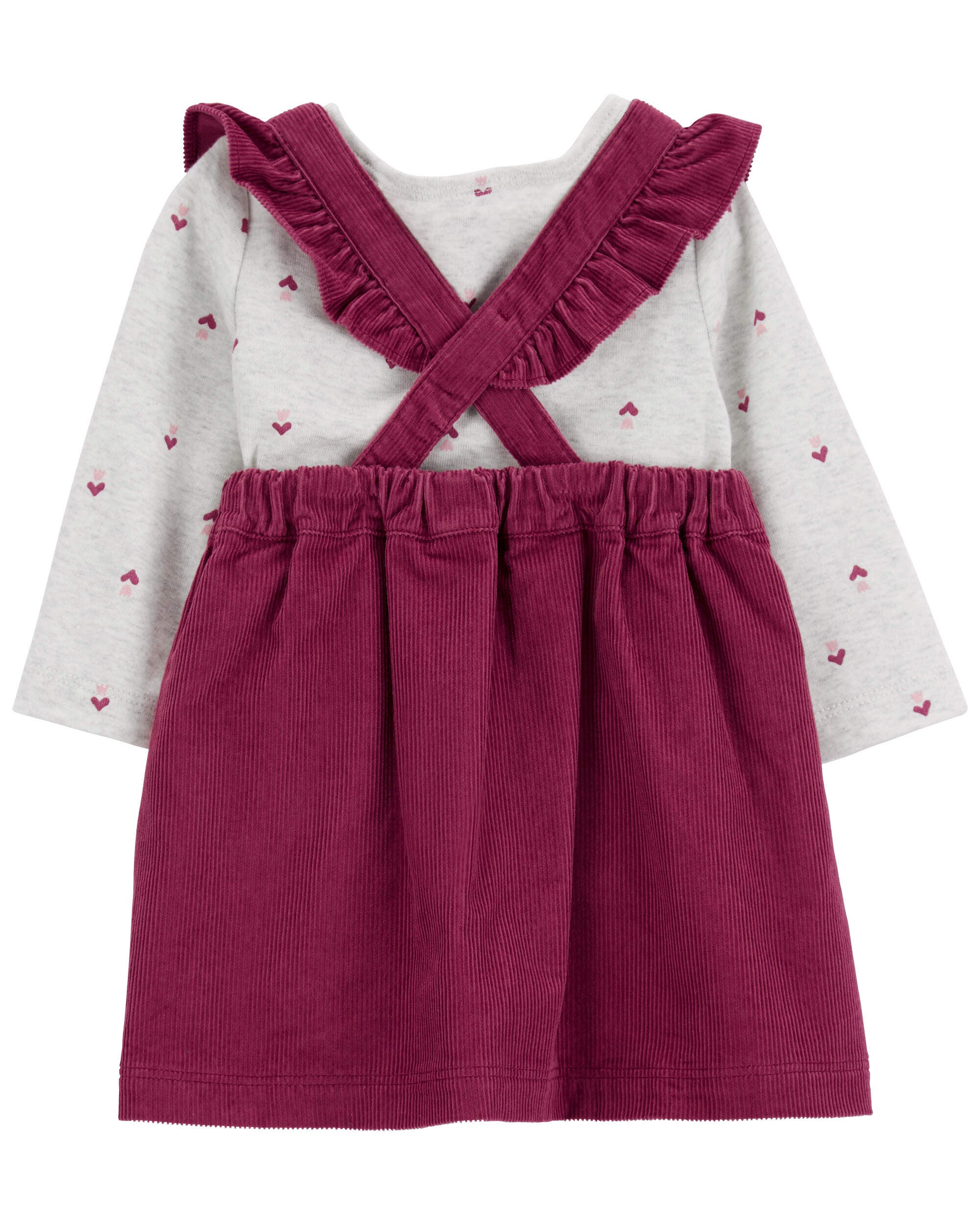 Baby 3 Piece Maroon Jumper Set Carter s Carter s