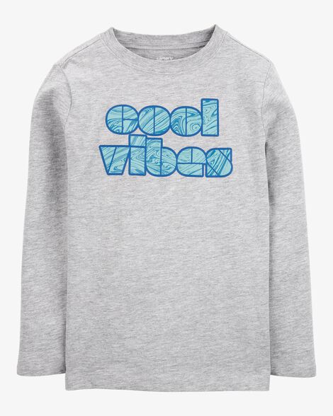 Product image 1 of Boys Cool Vibes Long-Sleeve Tee - Grey