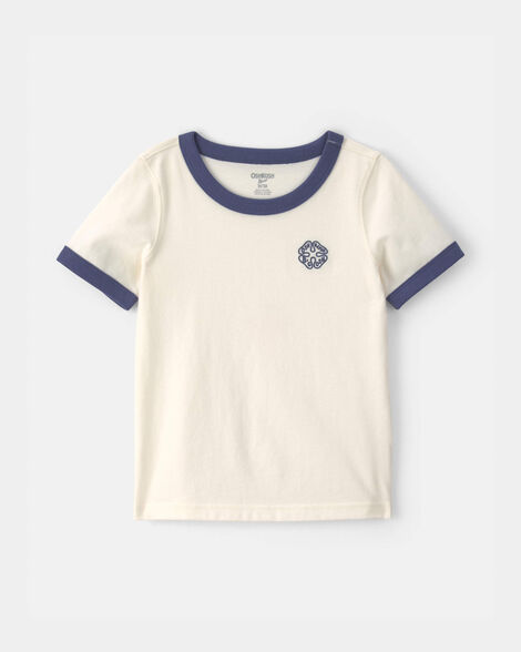 Toddler Boy OshKosh Clover Graphic Tee - Cream