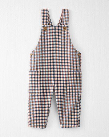 Baby Organic Cotton Cozy Flannel Overalls 