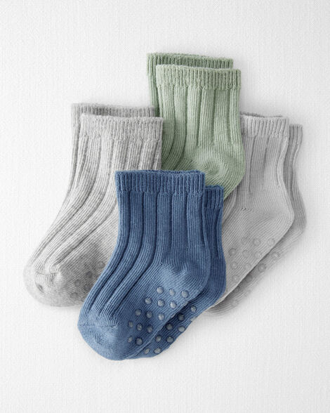  Product image 1 of Baby Girl 4-Pack Socks Made with Organic Cotton