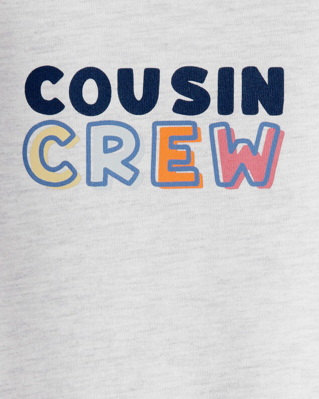 Product image 2 of Baby Cousin Crew Long-Sleeve Graphic Bodysuit - Grey