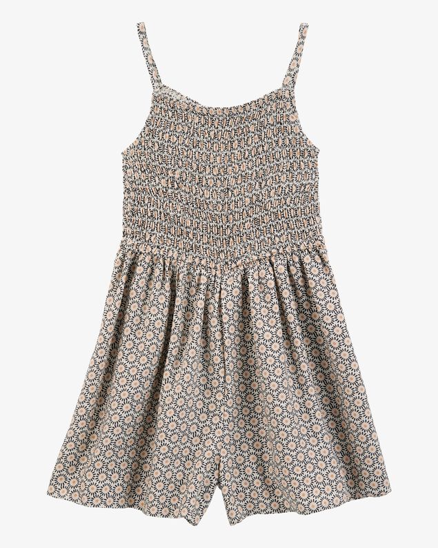 Product image 1 of Kid Geo Print Smocked Jumpsuit