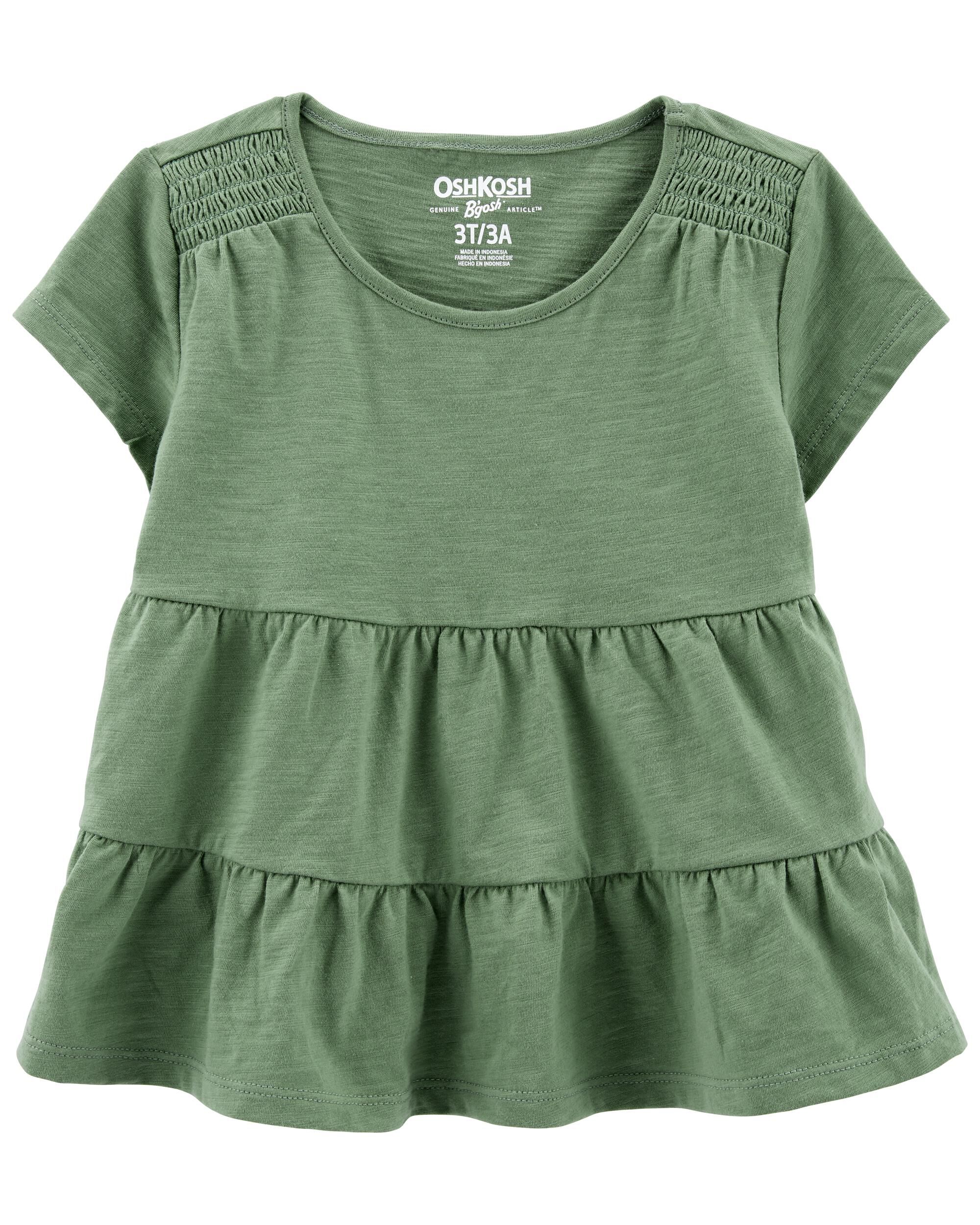 Baby Smocked Tiered Jersey Top OshKosh Carter s