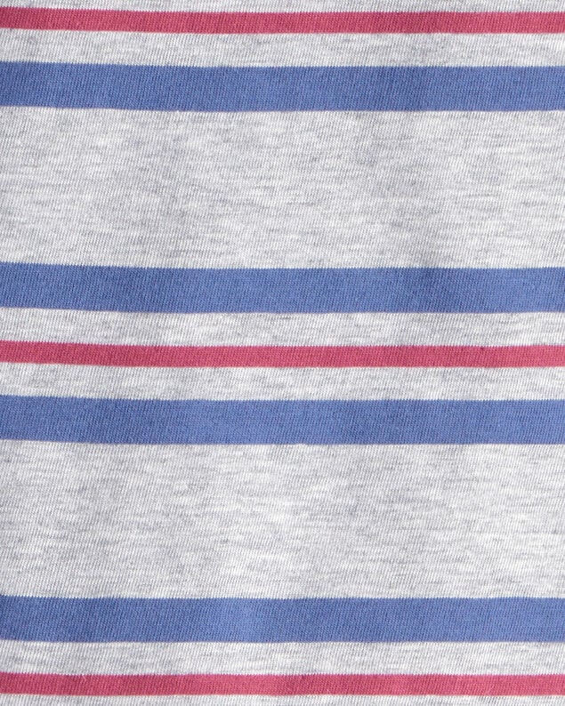 Product image 2 of Toddler Boy Striped Short-Sleeve Henley Tee - Grey
