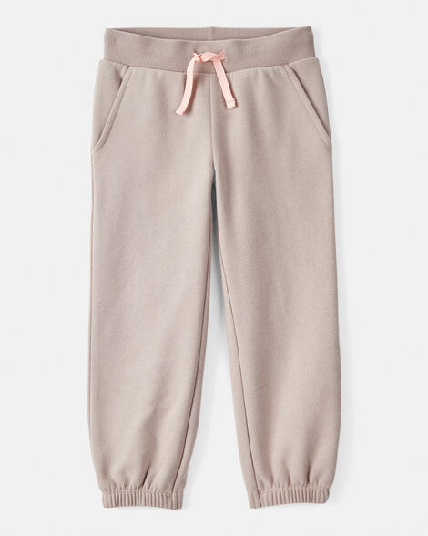 Product image 1 of Toddler Girl Cotton Joggers - Brown