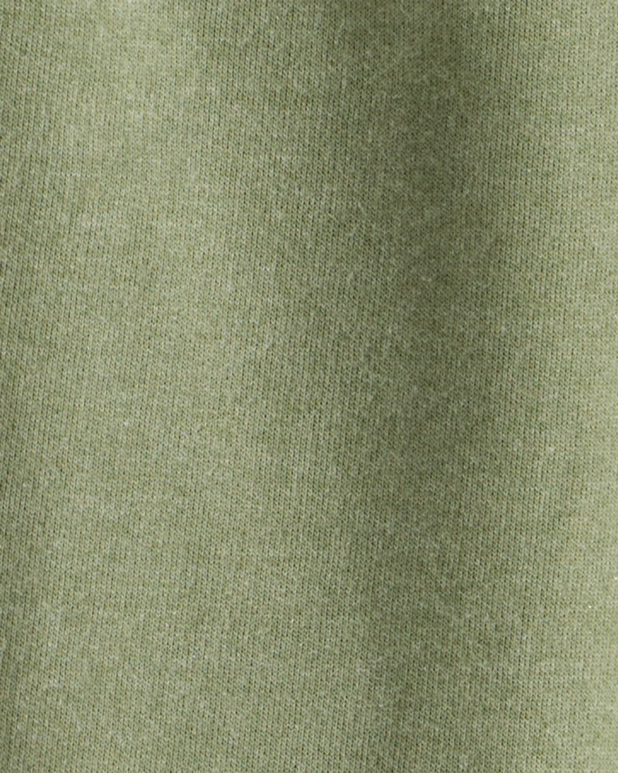 Boys Cotton Joggers - Green