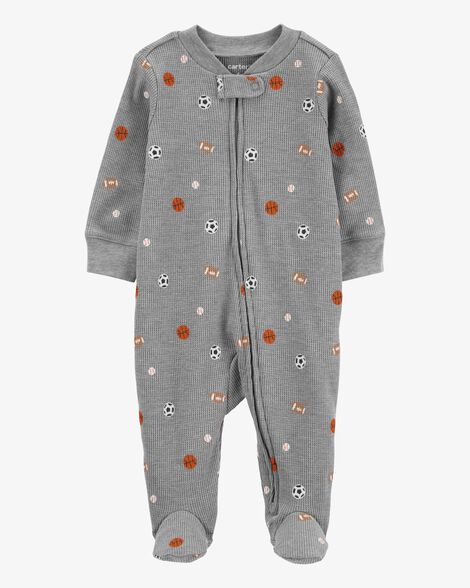  Product image 1 of Baby Sports 2-Way Zip Thermal Sleep & Play Pajamas